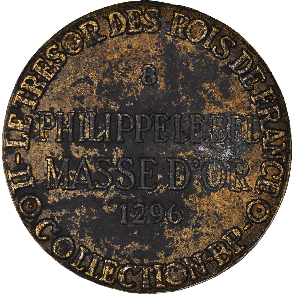 France, Jeton, Collection BP, Masse d'Or Philippe le Bel, History, TTB, Cuivre