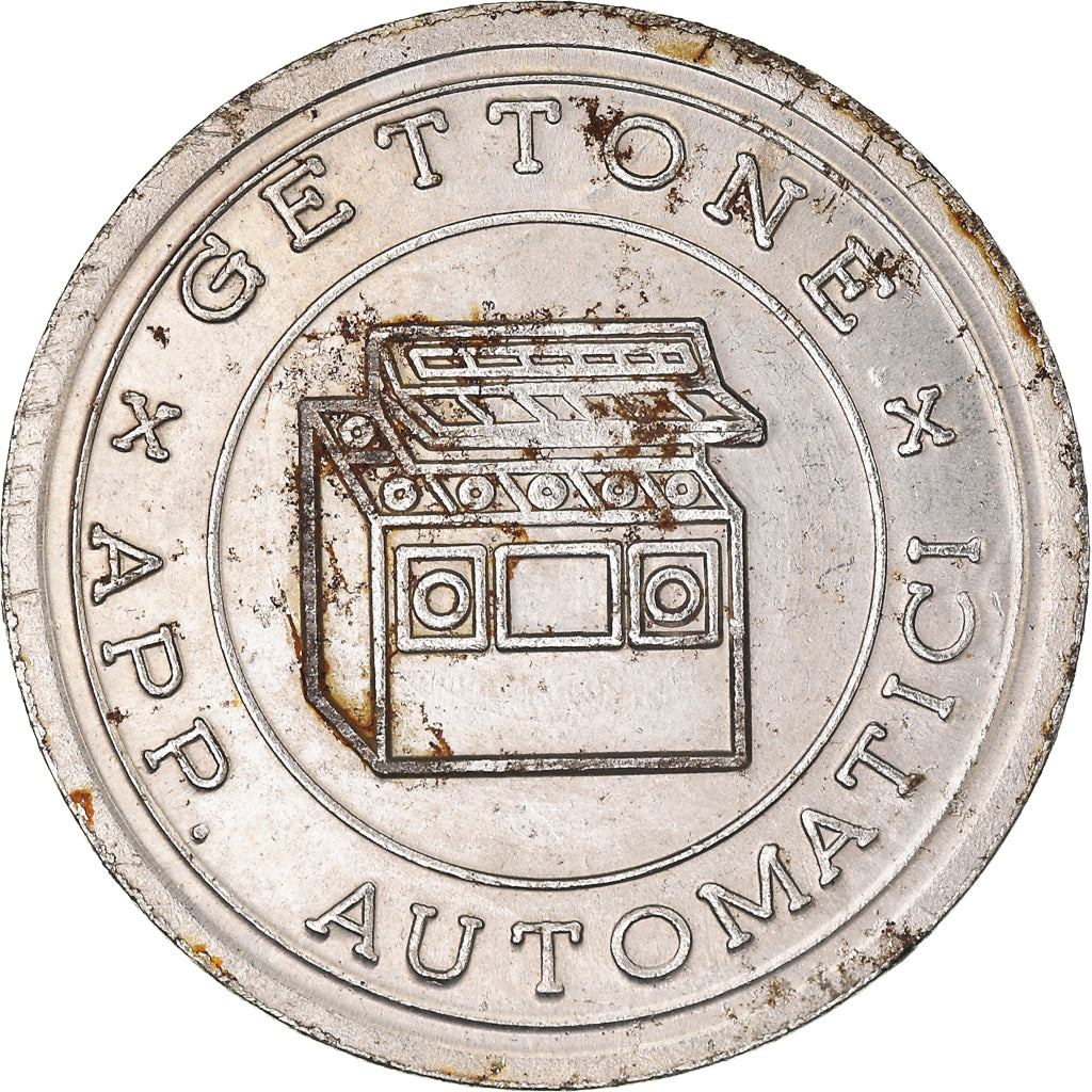 Italy, Token, Gettone per Juke Box, EF(40-45), Métal