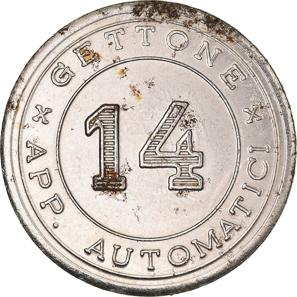 Italy, Token, Gettone per Juke Box, EF(40-45), Métal