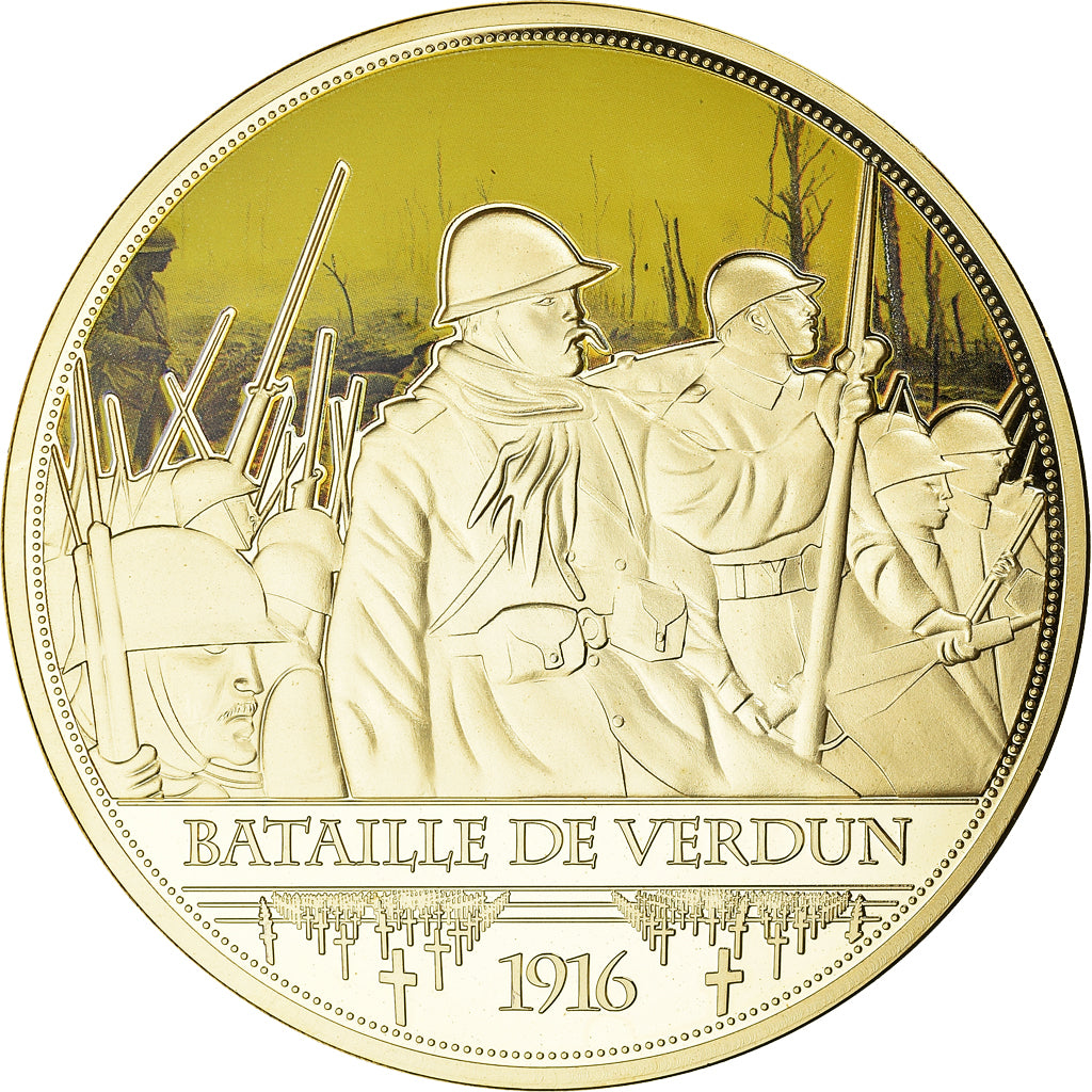 France, Médaille, Centenaire Première Guerre Mondiale, Bataille de Verdun