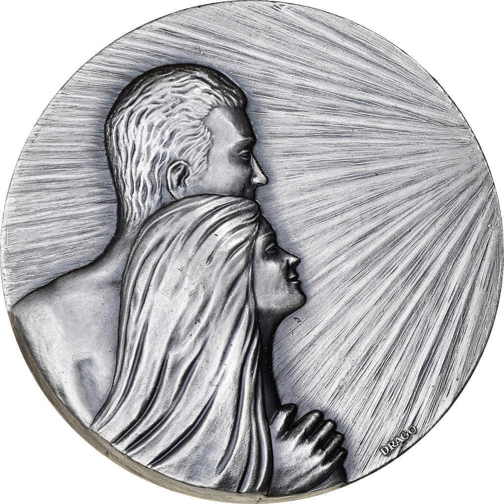 France, Médaille, Voeux du Maire, Couple, Drago, SPL, Bronze argenté