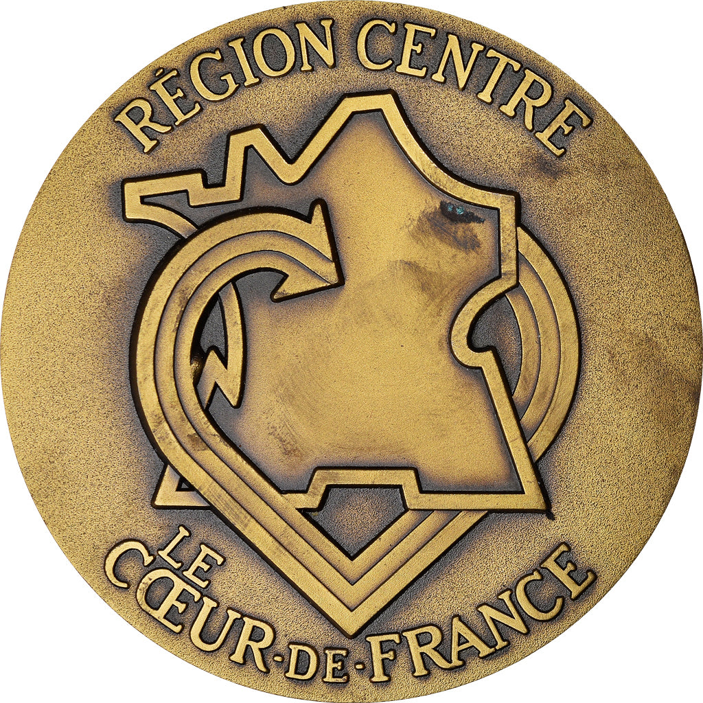 France, Medal, Conseil Régional du Centre, Politics, Pichard, AU(55-58), Bronze