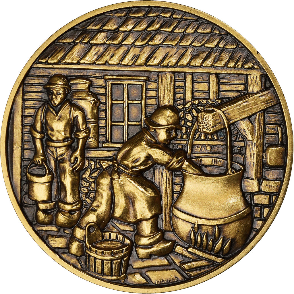 France, Medal, Inauguration Besnier Bouvron, 1995, Pichard, MS(63), Bronze