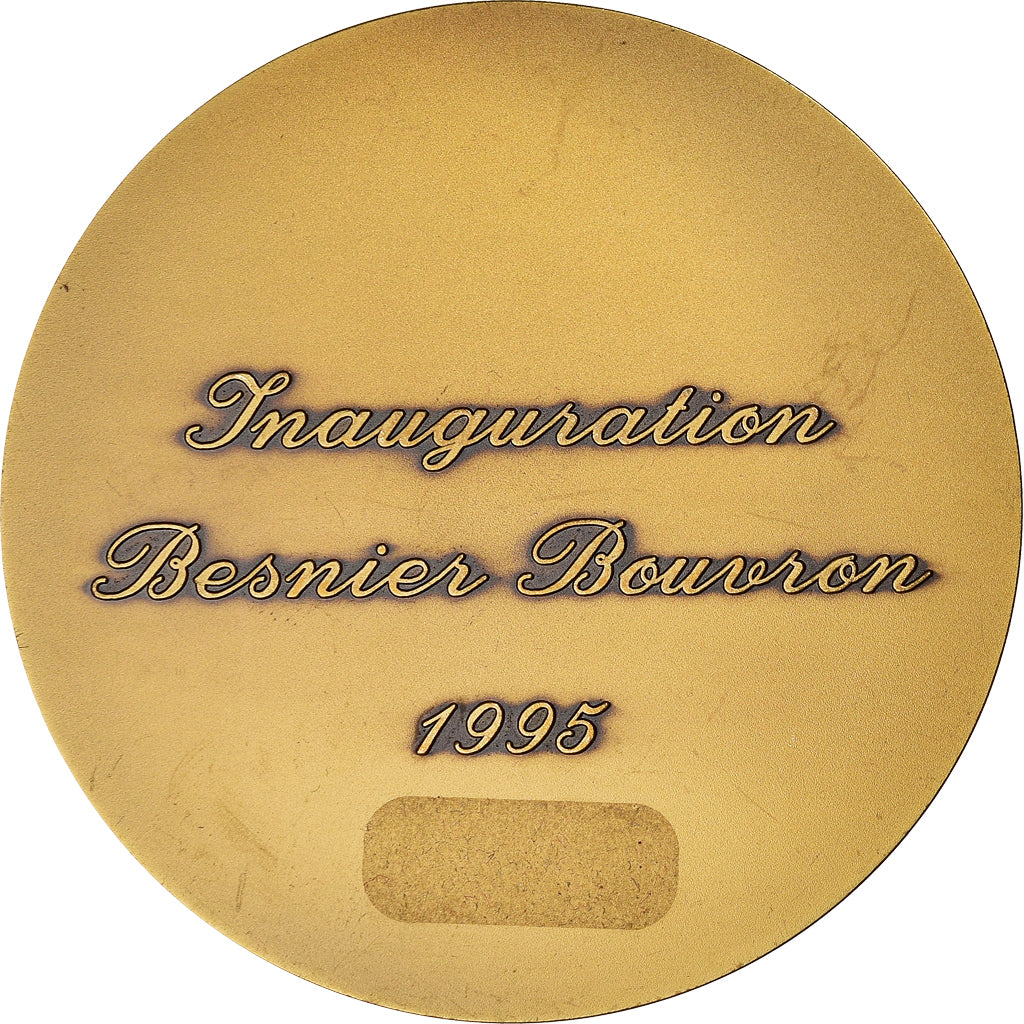 France, Medal, Inauguration Besnier Bouvron, 1995, Pichard, MS(63), Bronze