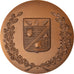 Francja, Medal, Ville de Gujan-Mestras, Geografia, 1987, AU(55-58), Brązowy