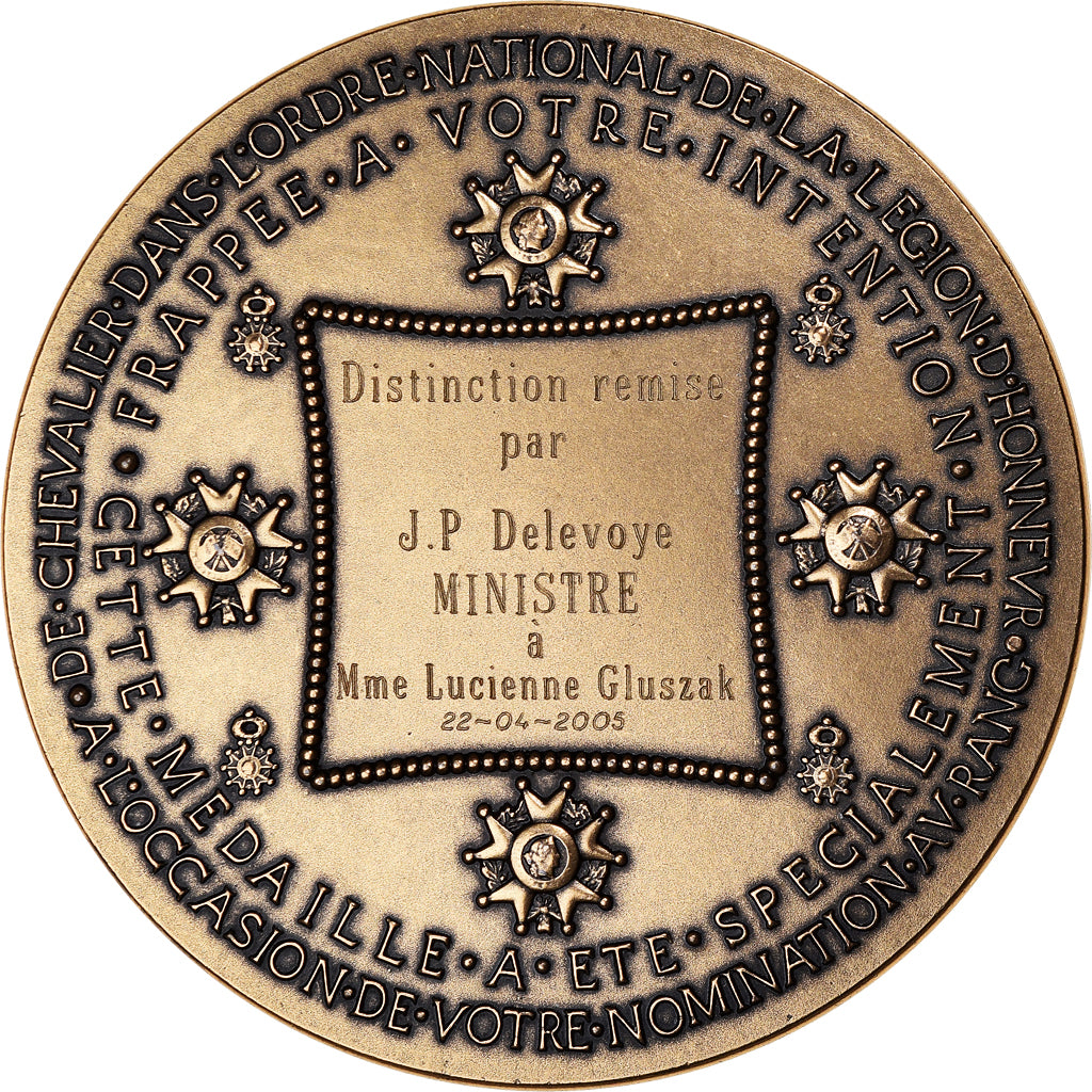 Francja, Medal, Chevalier dans l'Ordre Nationale de la Légion d'Honneur, 2005