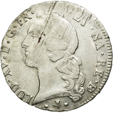 Coin, France, Louis XV, Écu de Béarn au bandeau, Ecu, 1764, Pau, VF(30-35)