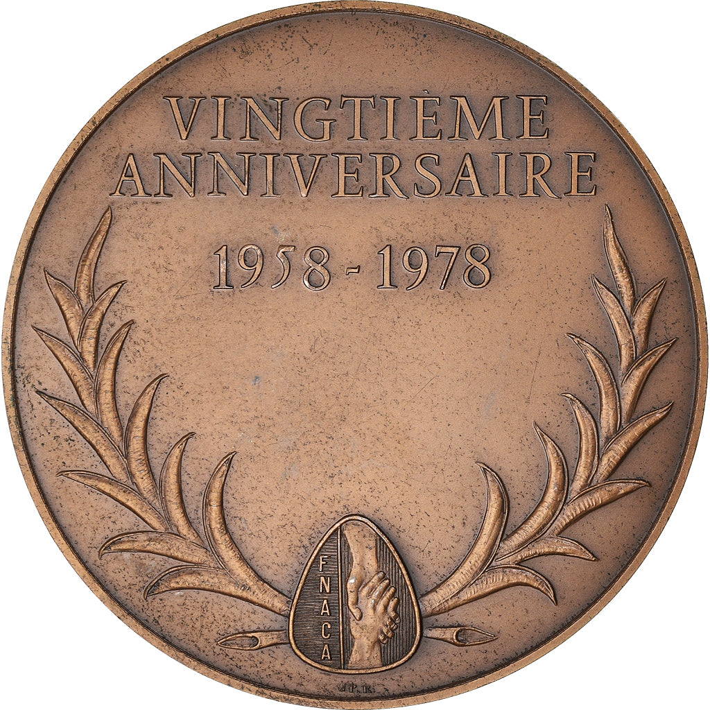 France, Médaille, Anciens Combattants en Algérie, 20 Ans, 1978, Réthoré