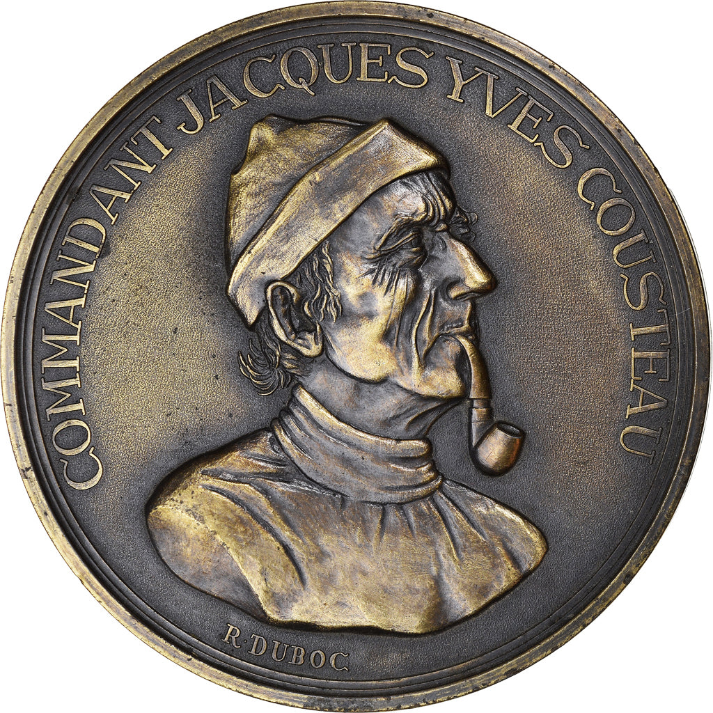 Frankrijk, Medaille, Commandant Jacques Yves Cousteau, Shipping, Duboc, UNC-