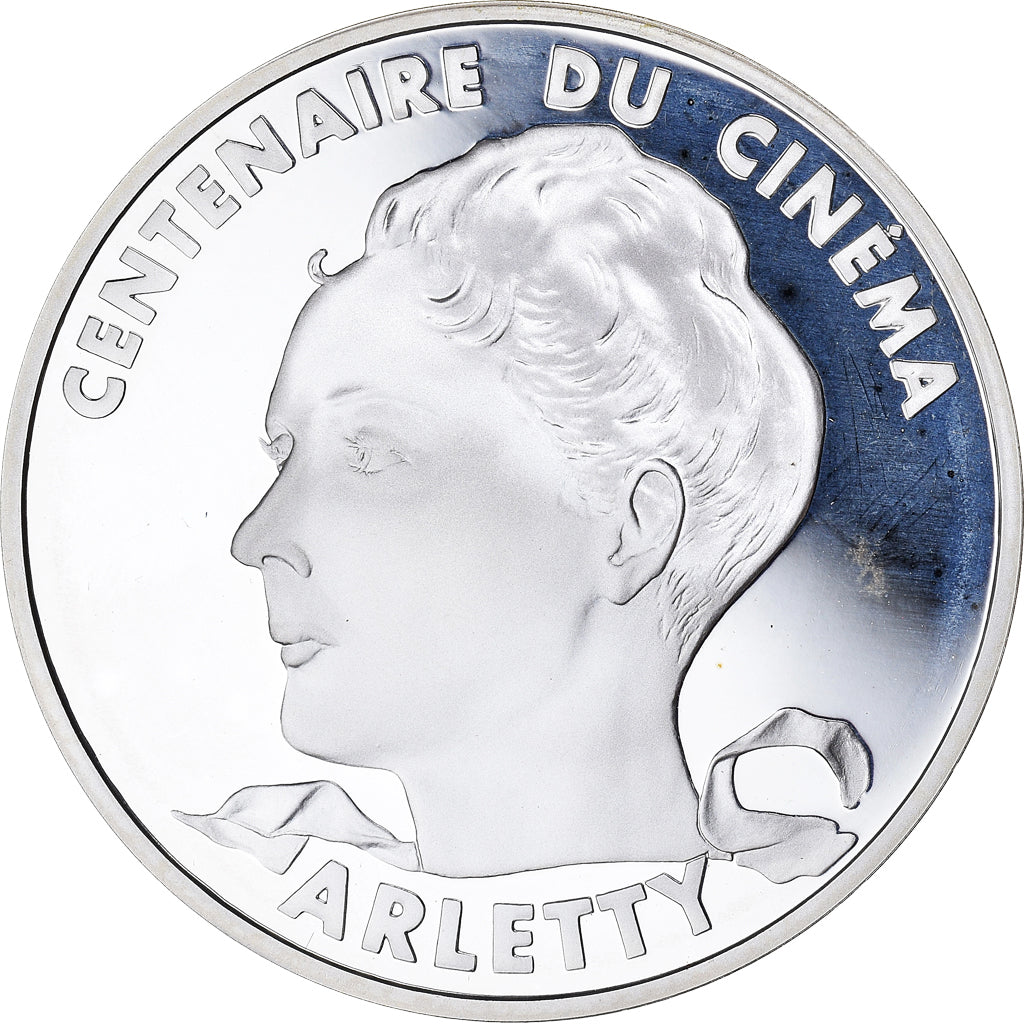 Moneta, Francja, Arletty, Centenaire du Cinéma, 100 Francs, 1995, Paris