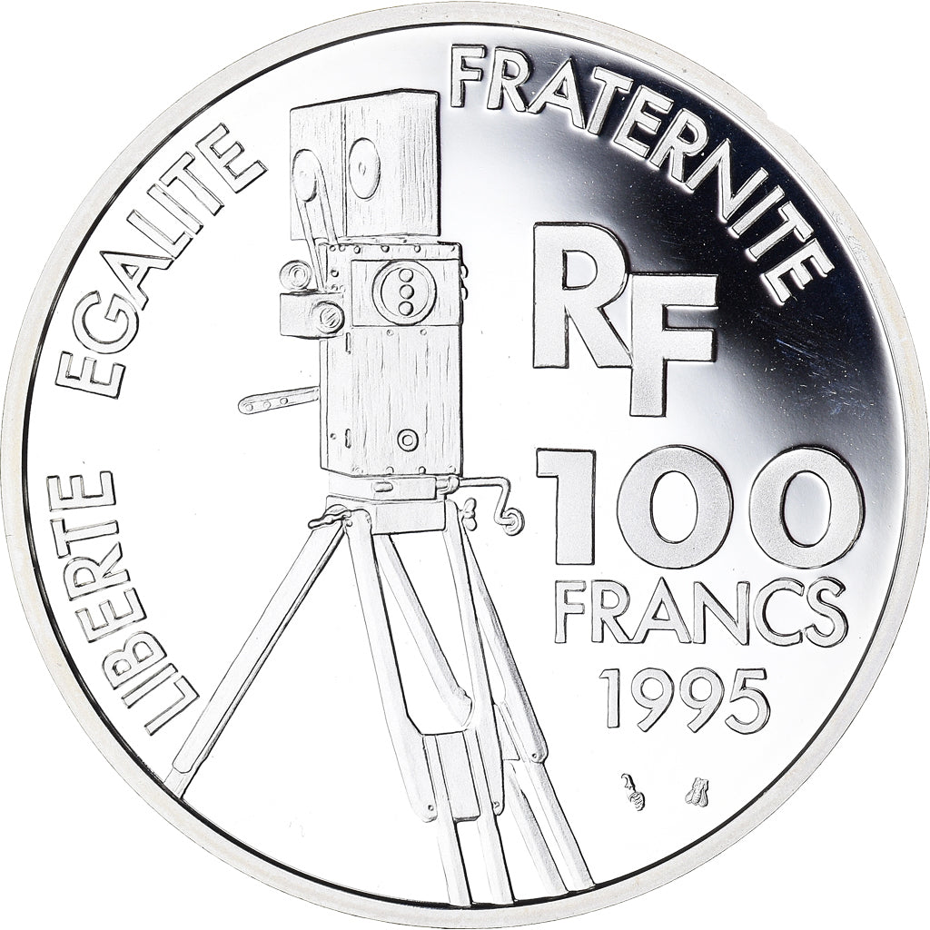 Moneta, Francja, Arletty, Centenaire du Cinéma, 100 Francs, 1995, Paris