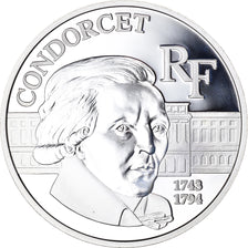 Coin, France, Condorcet, 100 Francs, 1998, Paris, Proof, MS(65-70), Silver
