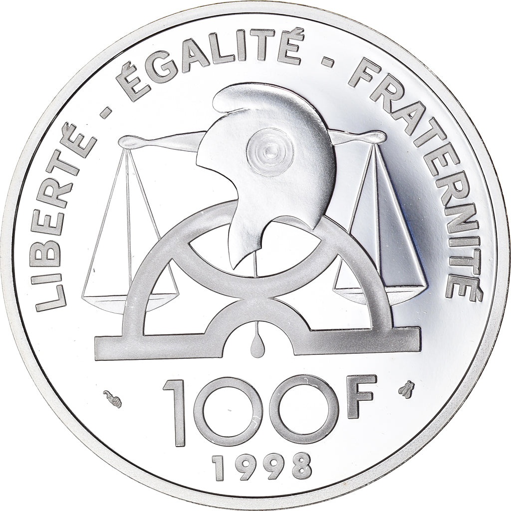 Coin, France, Condorcet, 100 Francs, 1998, Paris, Proof, MS(65-70), Silver