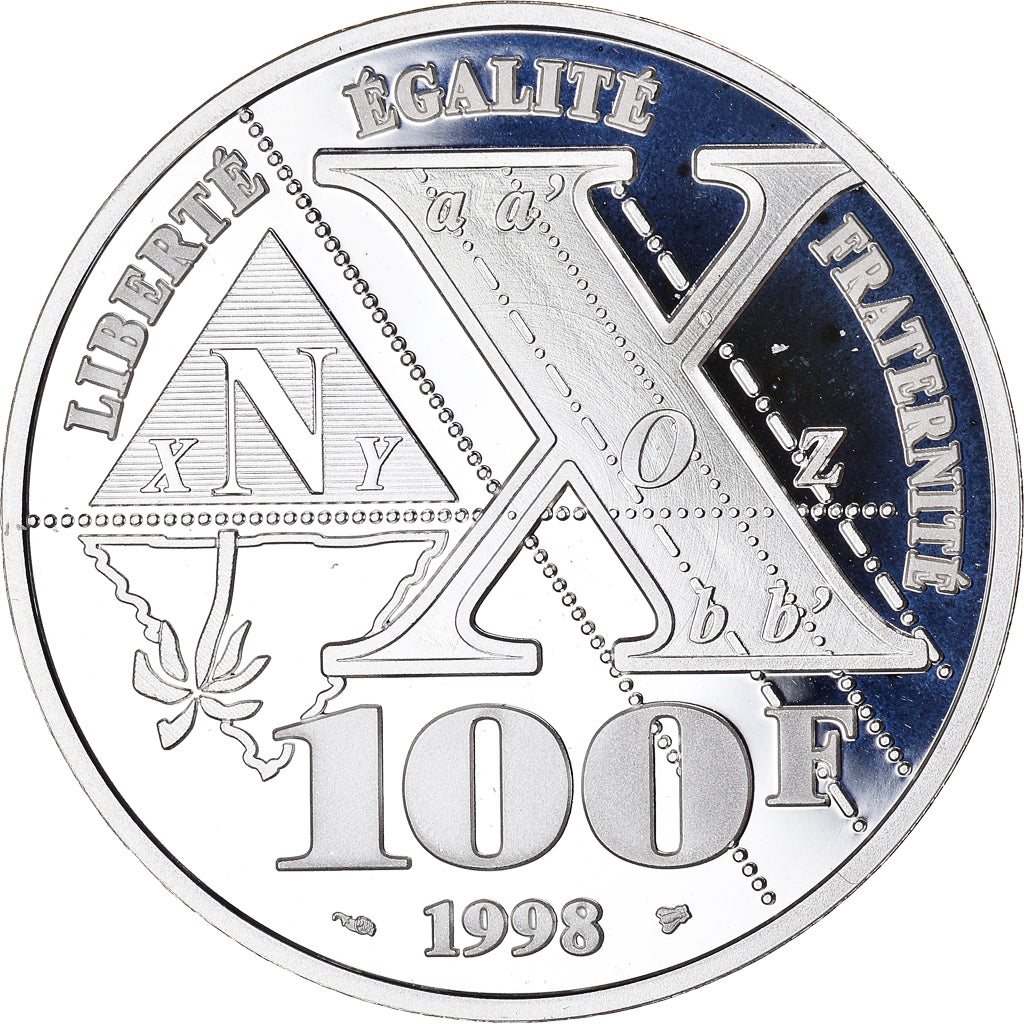 Coin, France, Gaspard MONGE, 100 Francs, 1998, Proof, MS(65-70), Silver