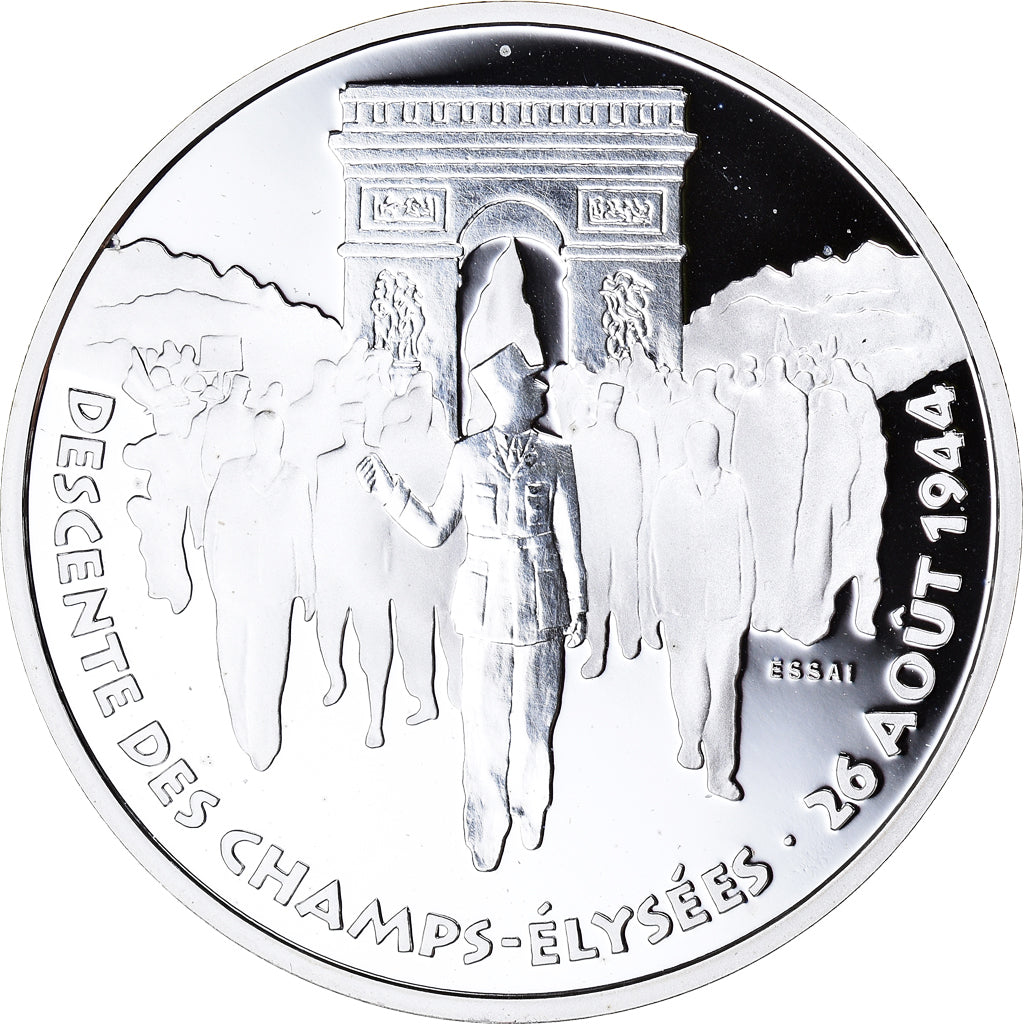 Coin, France, Libération de Paris, 100 Francs, 1994, ESSAI, MS(65-70), Silver
