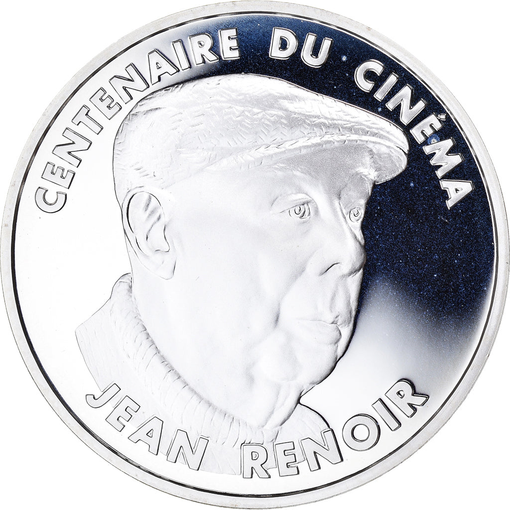 Münze, Frankreich, Jean Renoir, Centenaire du Cinéma, 100 Francs, 1995, Essai
