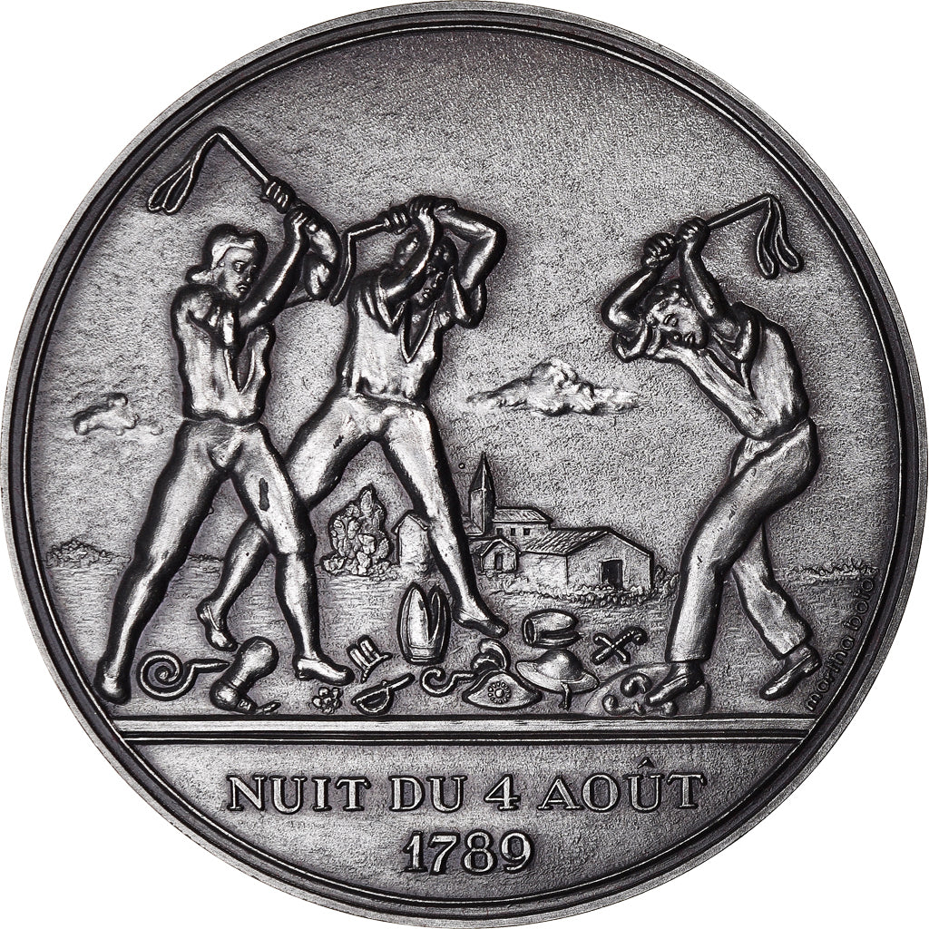 França, Medal, Révolution Française, Nuit du 4 Août, História, Boto