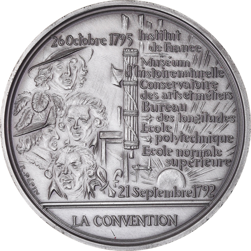 France, Medal, Révolution Française, La Convention, History, Pépin, MS(63)