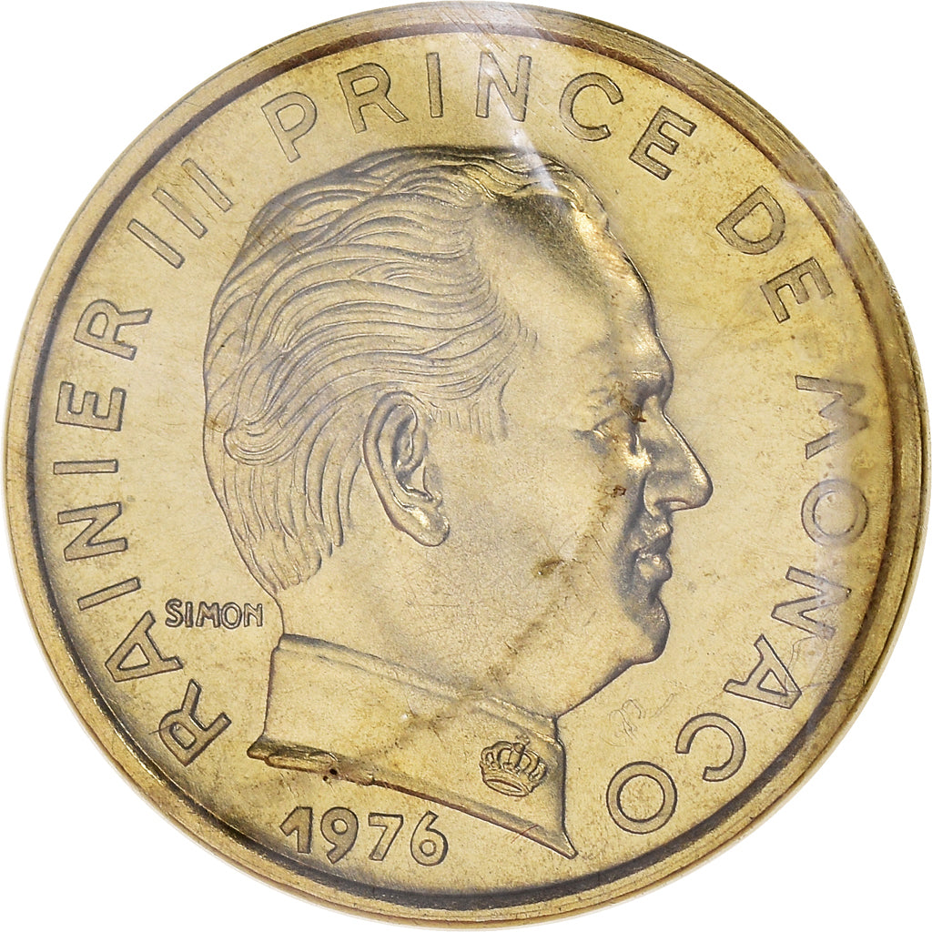 Coin, Monaco, Rainier III, 5 Centimes, 1976, ESSAI, MS(65-70)