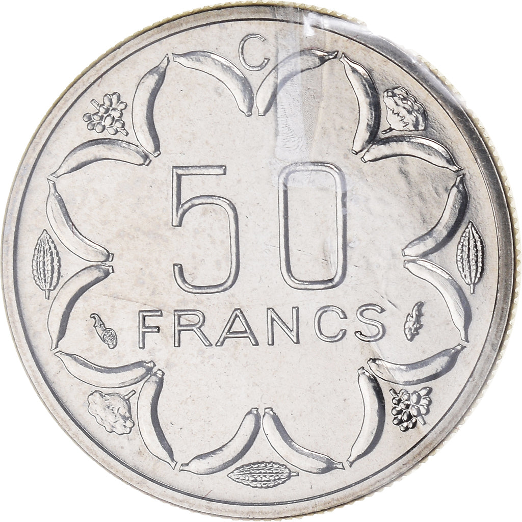 Münze, Zentralafrikanische Staaten, 50 Francs, 1976, Paris, ESSAI, STGL
