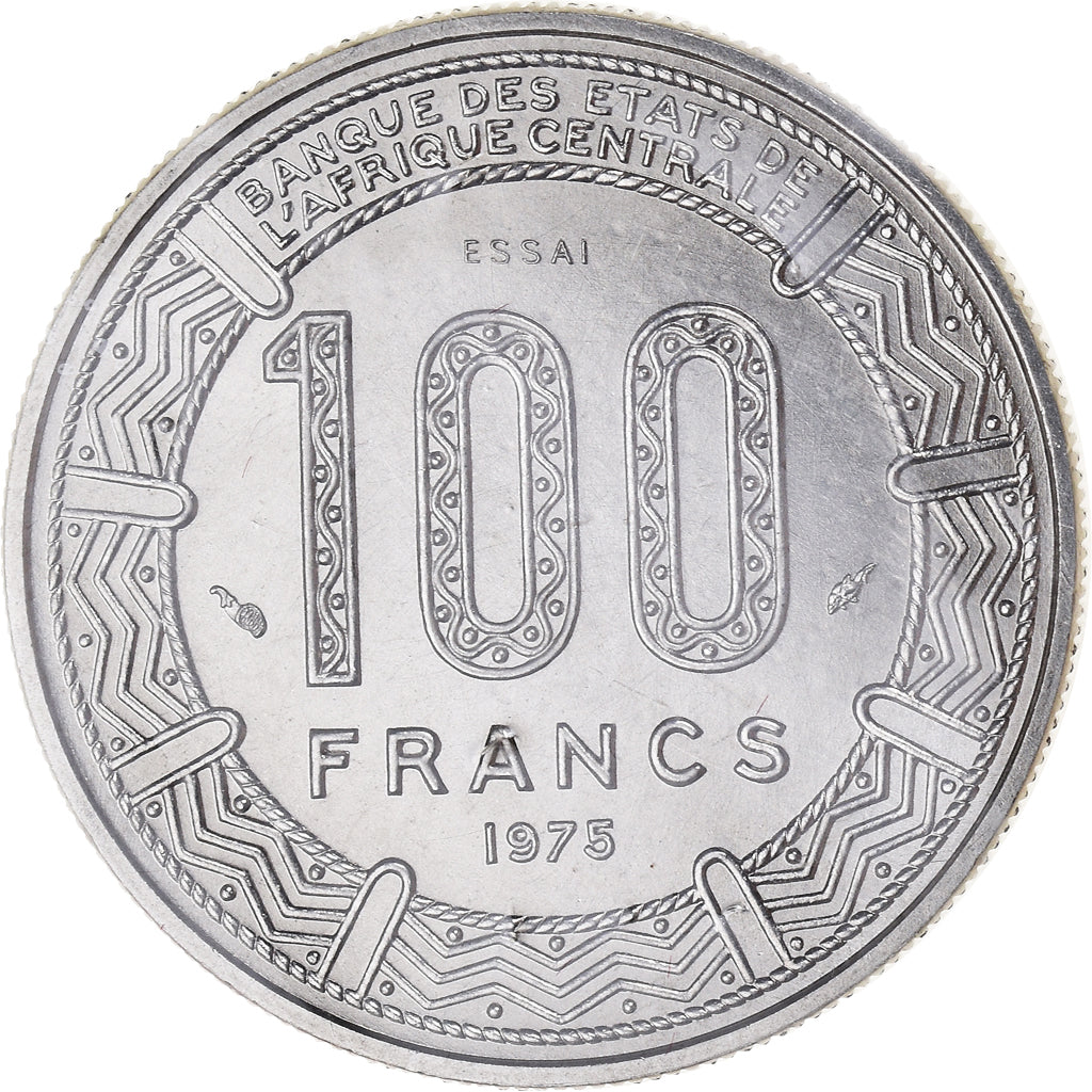 Monnaie, Cameroun, 100 Francs, 1975, Paris, ESSAI, FDC, Nickel, KM:E16