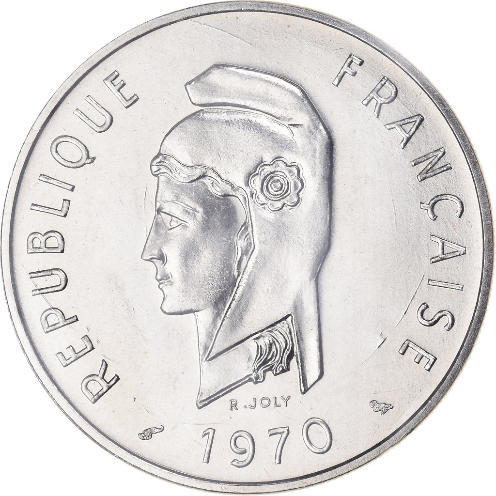 Coin, FRENCH AFARS & ISSAS, 100 Francs, 1970, Paris, ESSAI, MS(65-70)