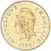 Coin, New Hebrides, 1 Franc, 1970, Paris, MS(65-70), Bronze-Aluminium-Nickel
