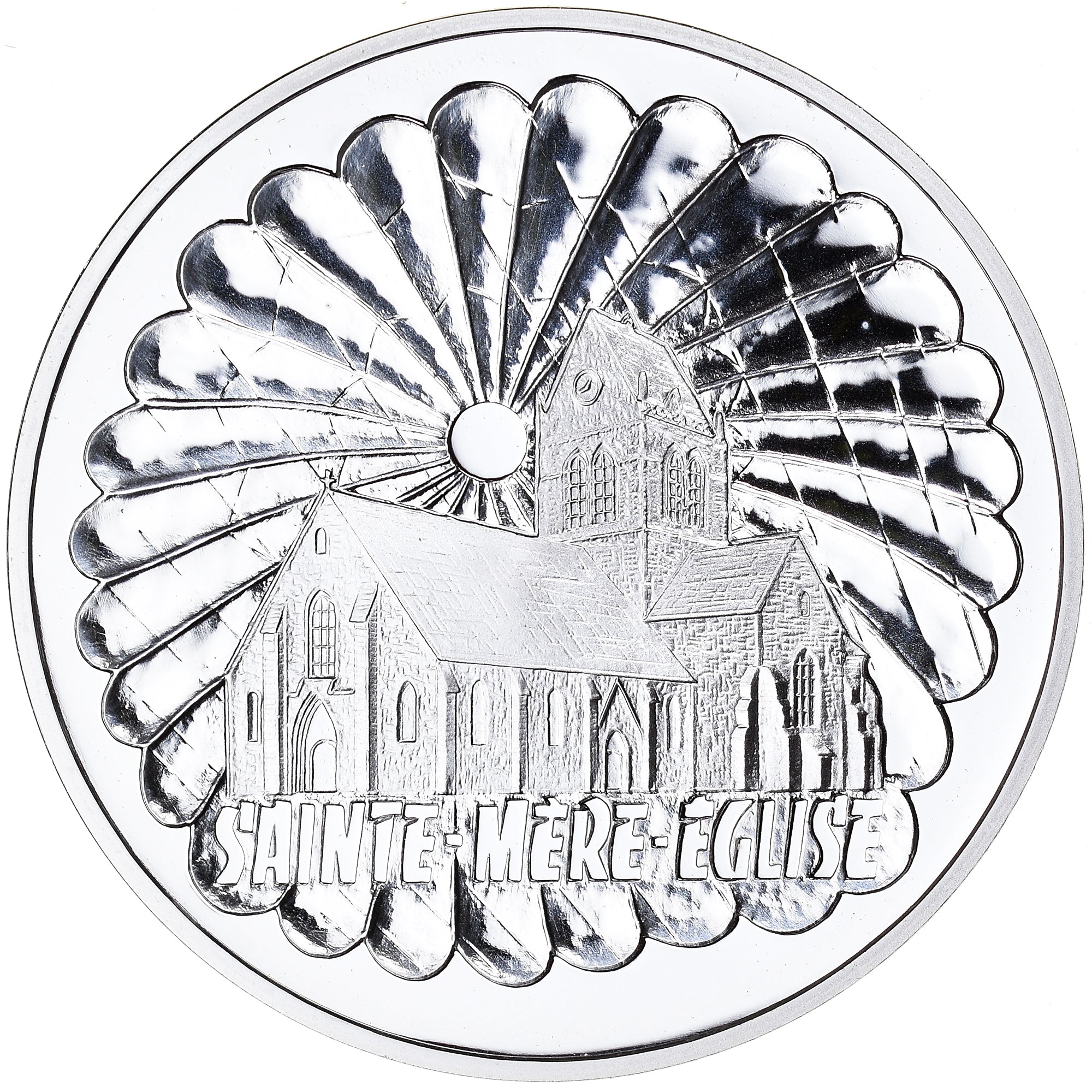 Coin, France, Sainte-Mère-Eglise, 100 Francs, 1994, Essai Proof, MS(65-70)