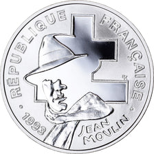 Coin, France, Jean Moulin, 100 Francs, 1993, Essai Proof, MS(65-70), Silver