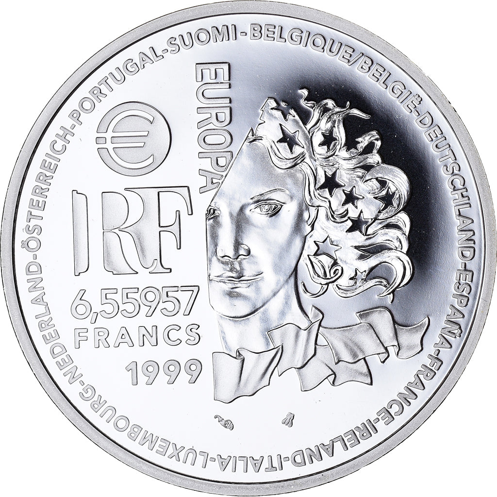 Munten, Frankrijk, Europa - L'art grec et romain, 6.55957 Francs, 1999, Paris