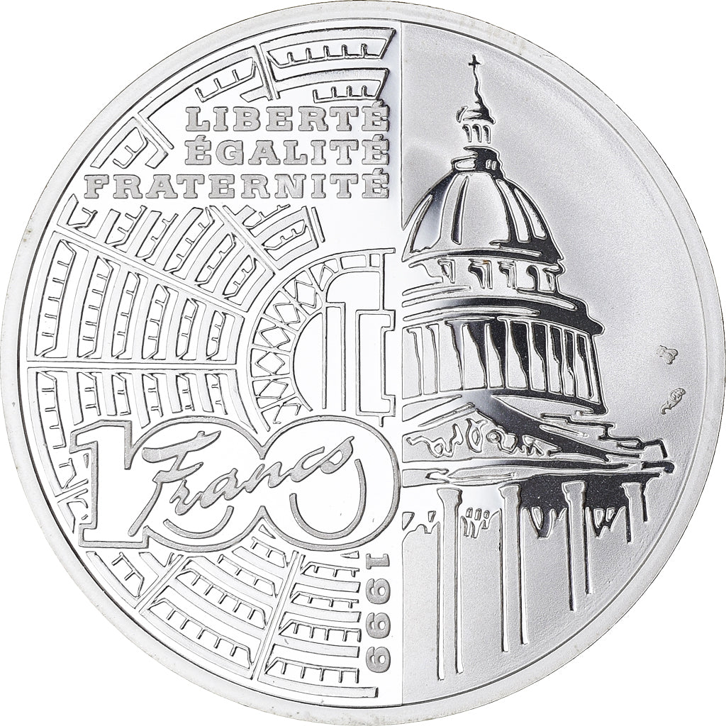 Coin, France, Jean Jaurès, 100 Francs, 1999, Paris, Proof / BE, MS(65-70)