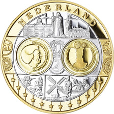 Nederland, Medaille, L'Europe, Politics, Society, War, FDC, Zilver