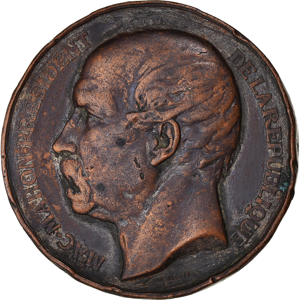 Francja, Medal, Société du Tir des Communes, Mac Mahon, Tasset, VF(20-25)