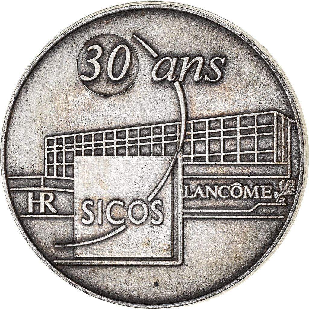 France, Médaille, Lancôme, 30 Ans, Business & industry, 1972, TTB+, Métal