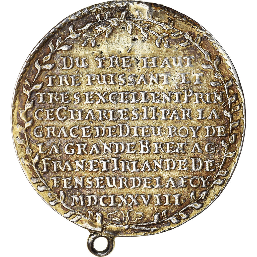 Germania, medaglia, Saxe, Charles II, Ordre de la Jarretière, History, 1678