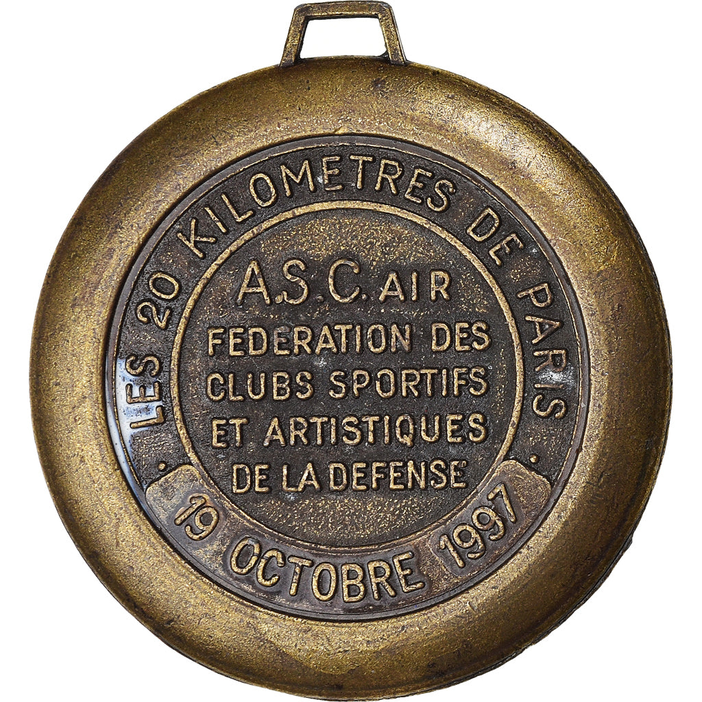 Frankreich, Medaille, A.S.C. Air, 20 Km de Paris, Sports & leisure, 1997, SS+