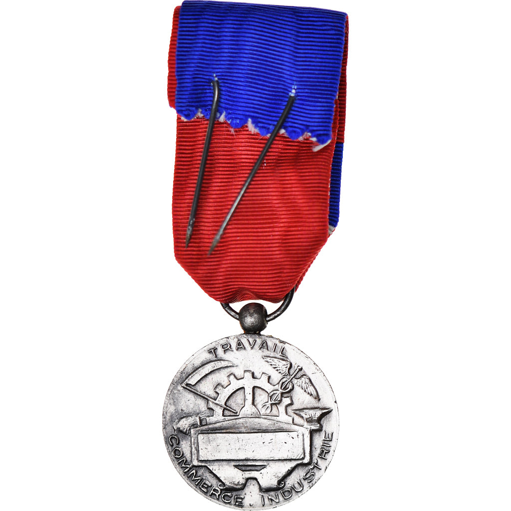 France, Travail-Industrie, Medal, Excellent Quality, Silvered bronze, 27