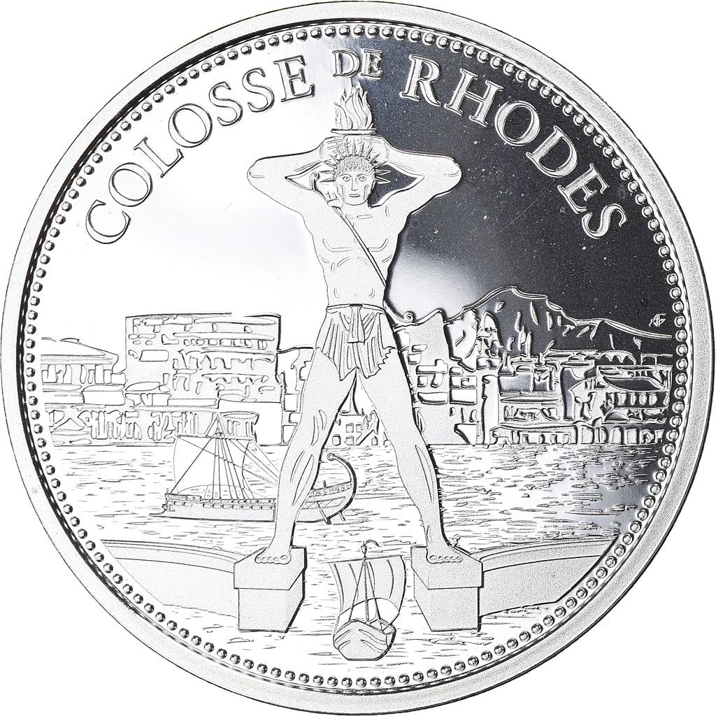 Francja, Medal, Merveilles du monde, Colosse de Rhodes, Sztuka i Kultura