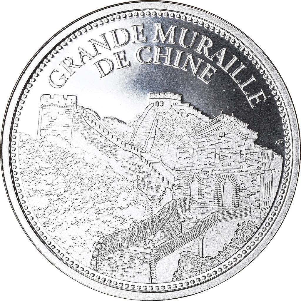 Francja, Medal, Merveilles du monde, Grande Muraille de Chine, Sztuka i Kultura