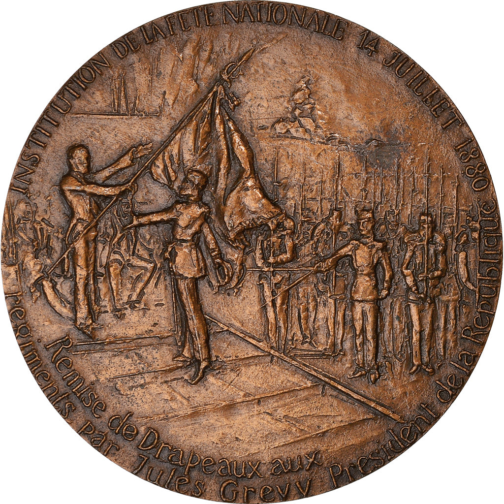 Frankreich, Medaille, Institution de la Fête Nationale, Jules Grévy, 1983