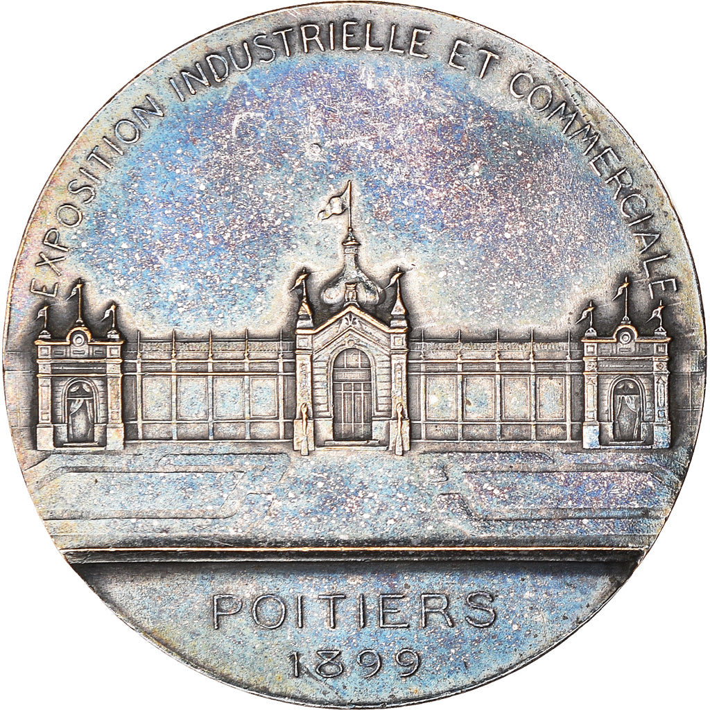 France, Medal, Exposition Industrielle et Commerciale, Poitiers, Business &