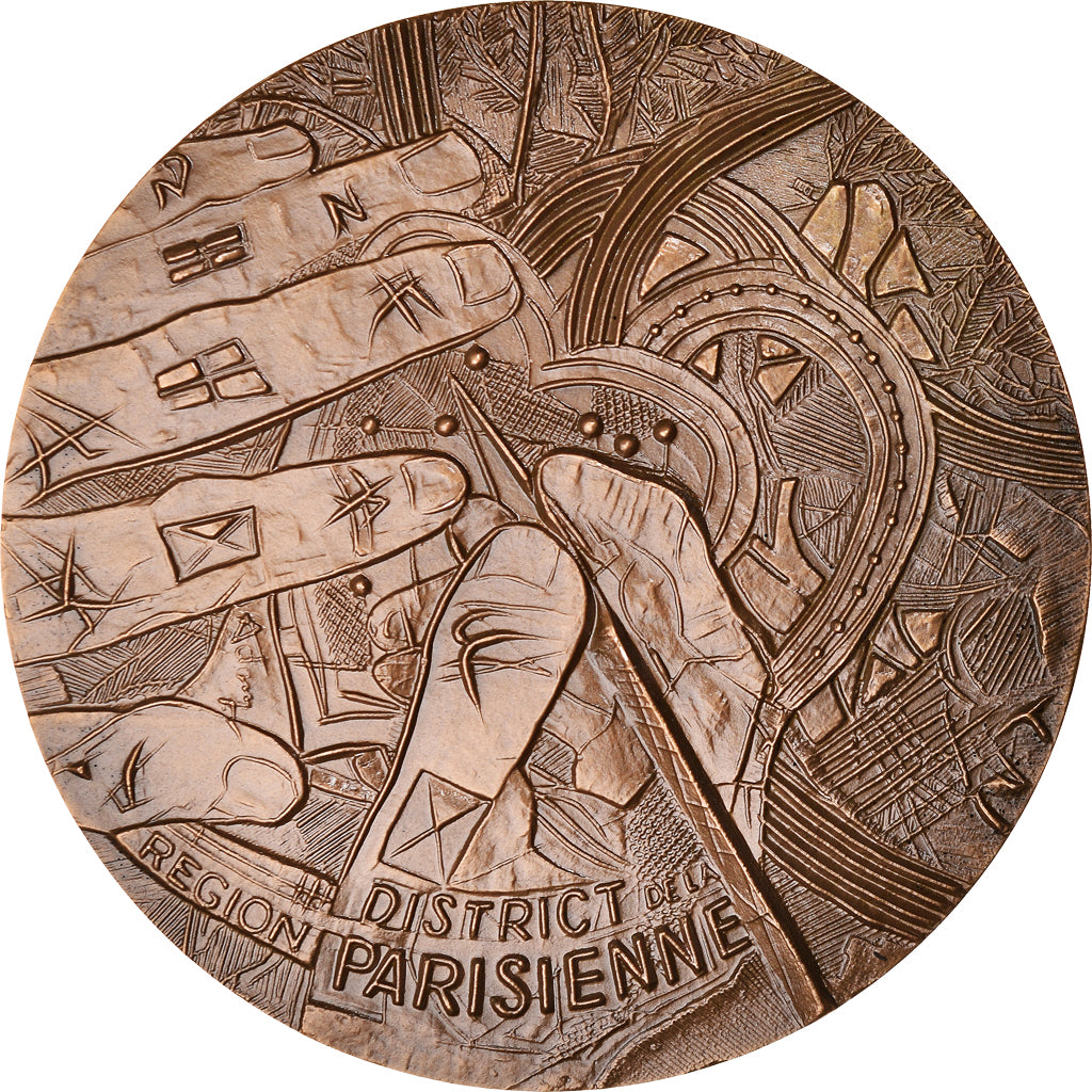 Frankreich, Medaille, District de la Région Parisienne, Arts & Culture, 1968