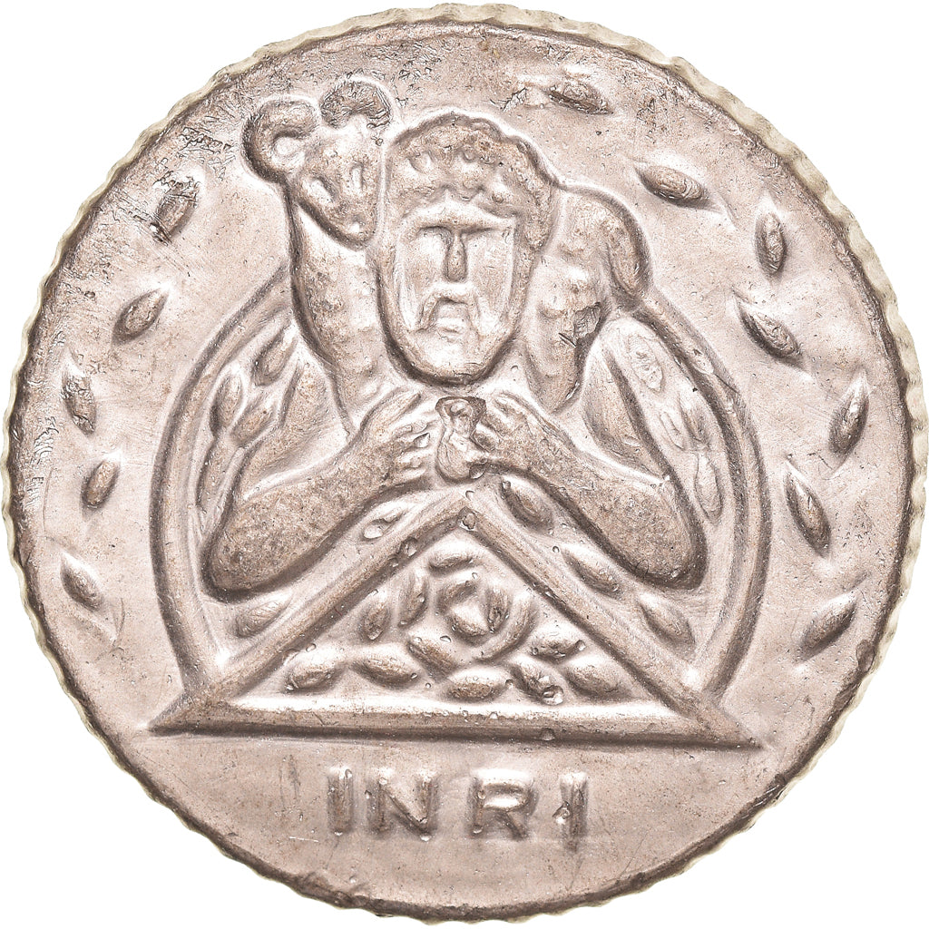 France, Medal, INRI, Religions & beliefs, AU(50-53), Tin