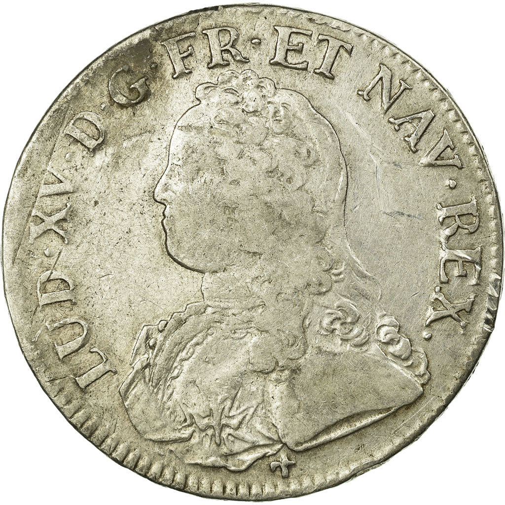 Coin, France, Louis XV, Écu aux branches d'olivier, Ecu, 1726, Orléans
