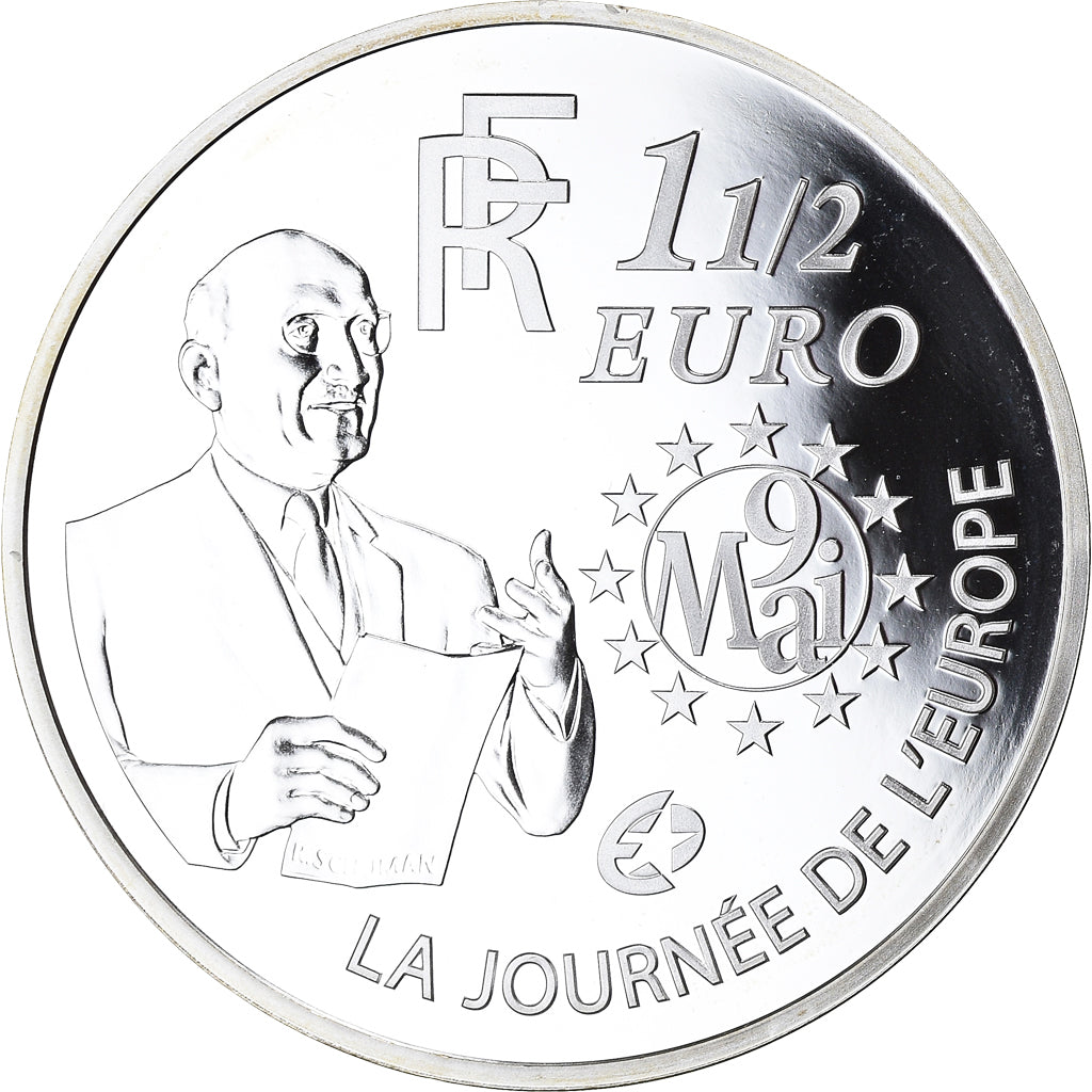 Francia, Europa, 1-1/2 Euro, 2006, Paris, Proof, FDC, Plata