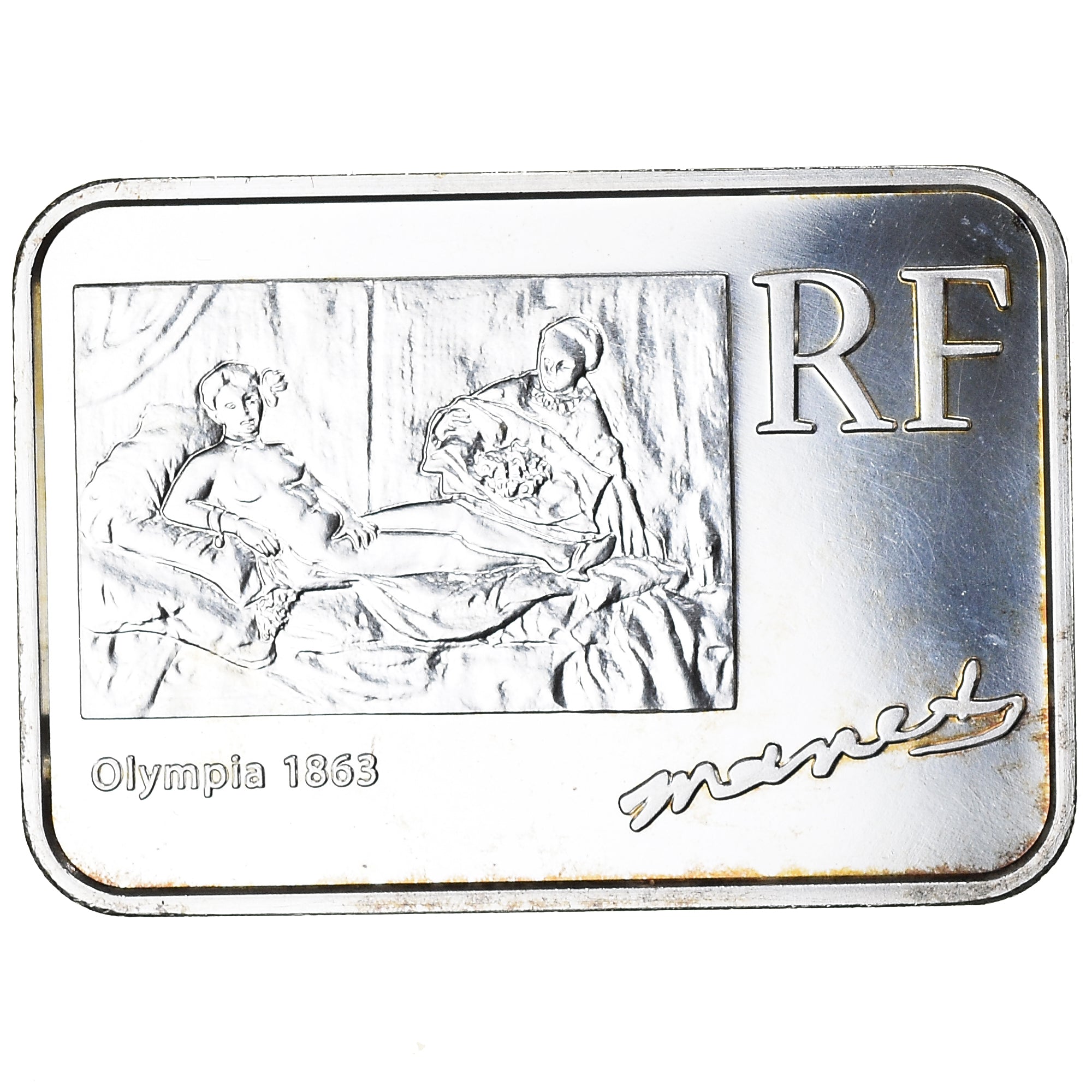 Francia, Monnaie de Paris, 1/4 Euro, Edouard Manet, 2008, Paris, Proof, FDC