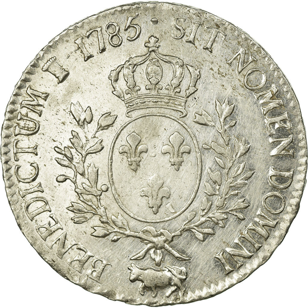 Monnaie, France, Louis XVI, Écu de Béarn aux branches d'olivier, Ecu, 1785