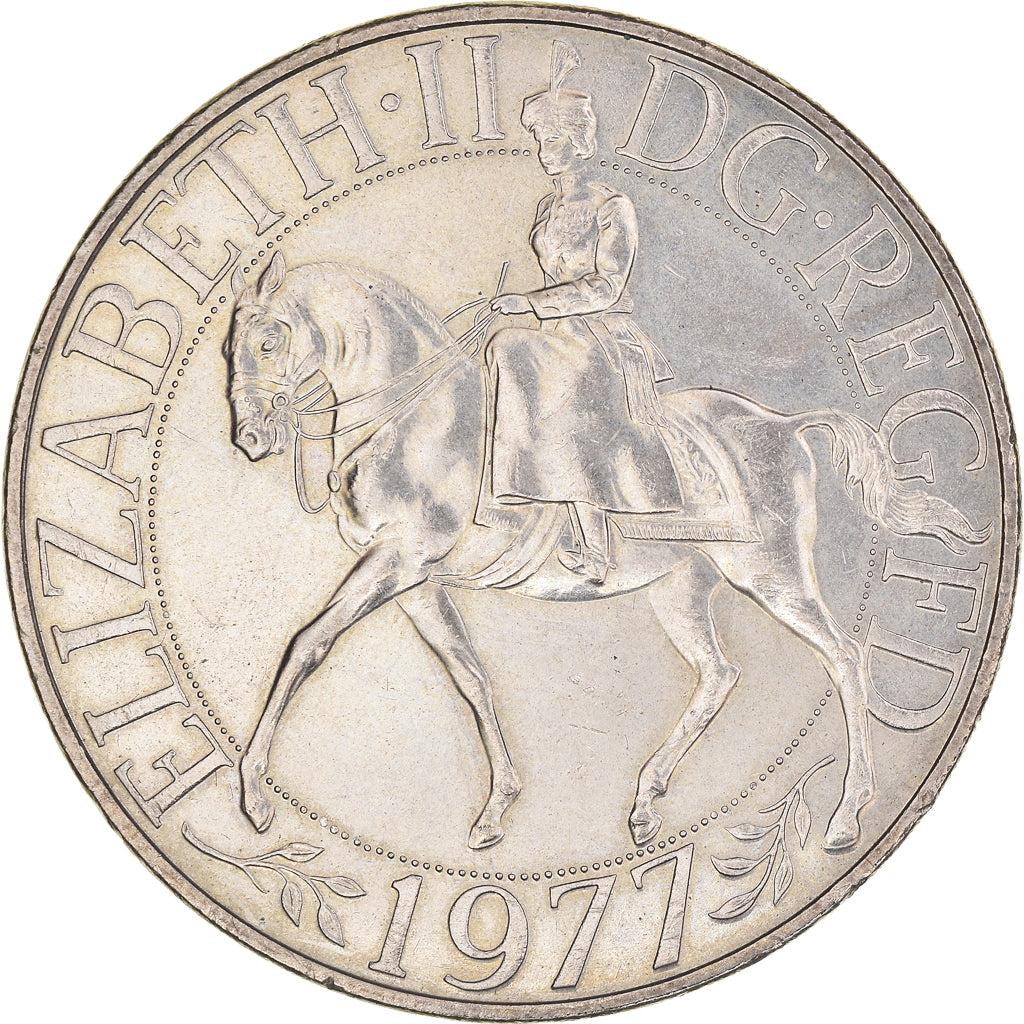 Münze, Großbritannien, Elizabeth II, 25 New Pence, 1977, VZ, Kupfer-Nickel