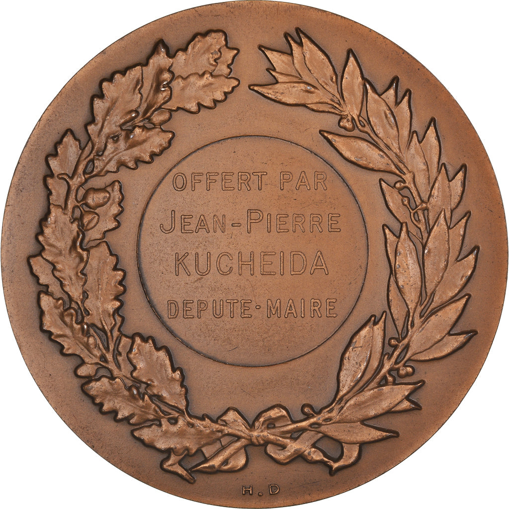 Frankreich, Medaille, Putti, Musique, 1981, Lagrange, UNZ, Bronze