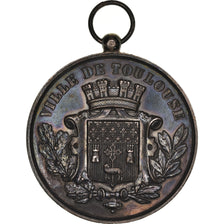 France, Medal, Exposition Internationale, Toulouse, Musique, 1887, AU(50-53)